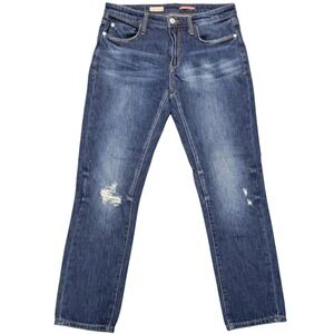 Pilcro‎ and the Letterpress Slim Boyfriend Crop Jeans Distressed Size 28 B308